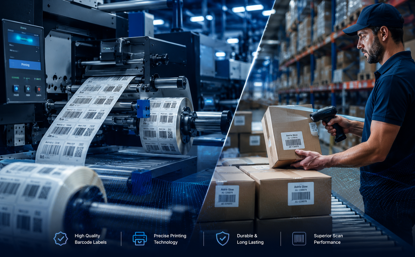 Astrix Glow High-Performance Label Printing System